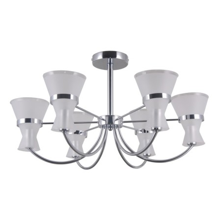 Economic light lamp 69500/6CR WT, E14 6x40W, color chromium