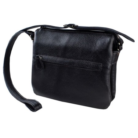 Cross-Bodi bag with Mumi zipper, external pocket, dark blue color-2