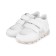 Semi-bots for children, size 35, white-silver color