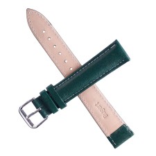 Bugert watch strap 18 mm, genuine leather, l = 20 cm, dark green