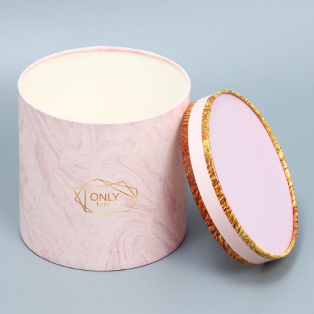 Set of hats 3 in 1, gift packaging, “marble”, 13 x 13 - 18 x 18 cm-9