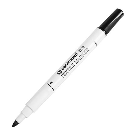 Fabric marker 3.9 mm centropen 2739, line 1.8 mm, black color-1