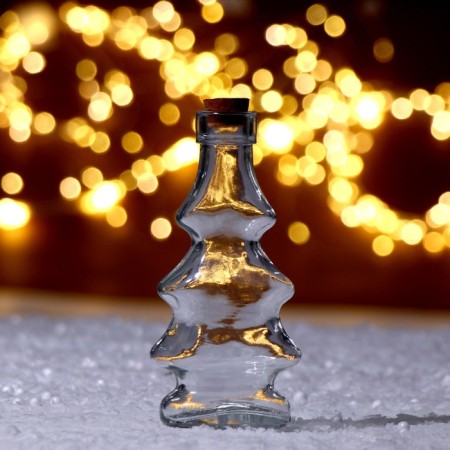 The basis for creativity and decoration is a bottle with a “Christmas tree” lid Volume: 170 ml