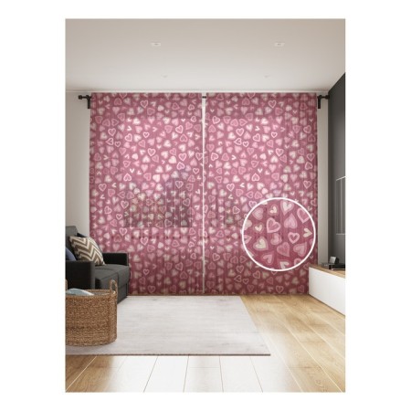 Photo "Gumming hearts", size 145x265 cm, 2 pcs