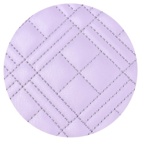 Leduced A5 Diary, 164 Escalada sheets, fingered binding with foam, artificial leather "Laika", glassy line, cream offset 70 g/m², lilac-2