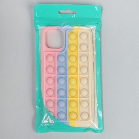 Pop it cover, for iPhone 11 Pro Max, silicone, colorful-3