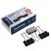 Globus clamps, 12 pcs., 25 mm, black