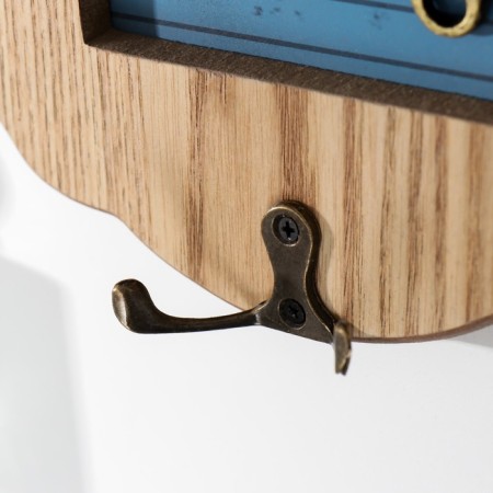 Decorative tree hooks "Four keys" Blue 29.5x4x15 cm-1