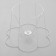 The frame of the lampshade for the desktop lamp "Silhouette" E27/E14 40x40x28cm