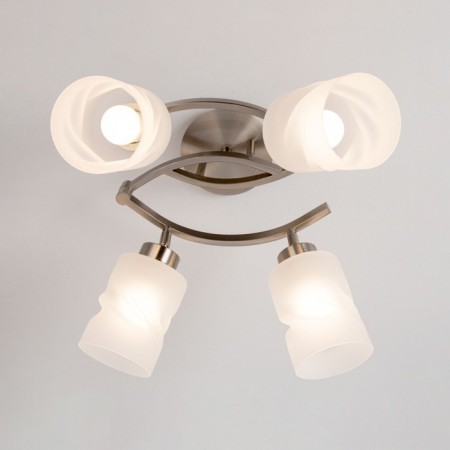 Ceiling chandelier Citilux "Astro" CL125142, 74x74x37 cm, 4x75W, e27, gray color-8