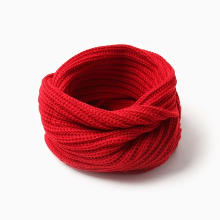 Snood for children, raspberry color, size 108x26 cm-3
