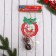 Christmas tree decoration "Christmas wreath with cones" a snowman in a sled 10x23 cm