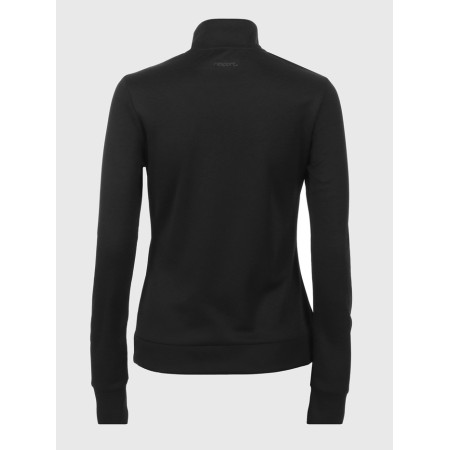 Longslit female Resport, on a zipper, p. 46, the color is black, basic, with a long sleeve-13