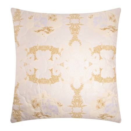 Pillow pillow 70x70 cm, camel wool, gloss-satin fabric, p/e 100%-2