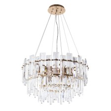 Suspended chandelier Arte Lamp Nicoletta A1052SP-10GO, E14, 10x40 W, 61x61x35 cm, golden