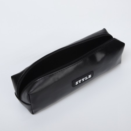 Style cosmetic bag, 20*4.5*5.2, lightning department, black-2