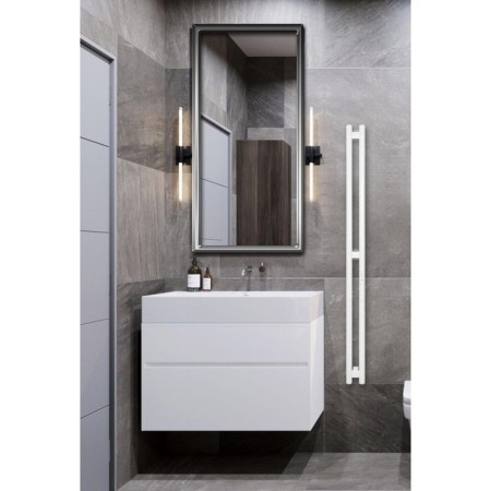 Electric towel Indigo Style, 1200x100 mm, hidden installation, white-3