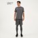 Men's t -shirt with inserts, basic, size m (48), gray color