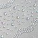 Sticker of rhinestones "river" silver 22.5x11.5 cm