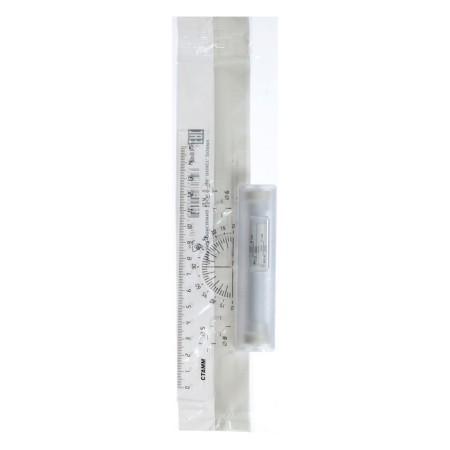 Risshin ruler 15 cm Istanm, transparent, plastic video-1
