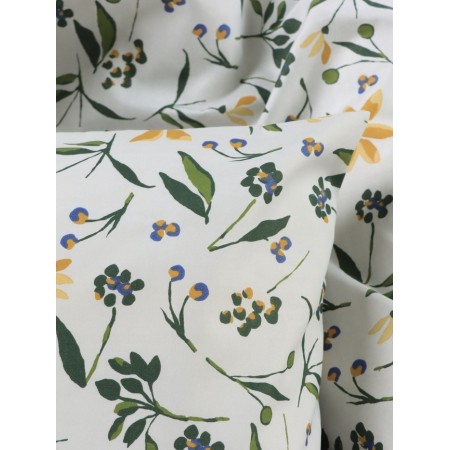 Lovelife bedding set 1.5 joint venture "Field flowers" 143x215cm, 150x214cm, 50x70cm- 2pcs, microfiber, 100% p/e-5