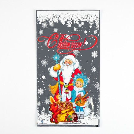 Gift package "Fairytale" 20 x 35 cm, colored metallized pattern