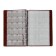 Album for coins 125 x 185 mm Calligrata "Combi" for 138 coins, 8 sheets, covering artificial leather, brown