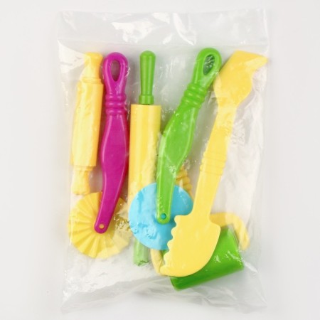 Modeling tools, set 6 pieces, color mix-3