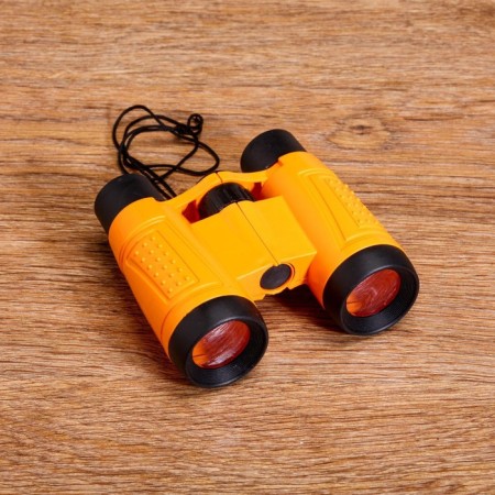 Binoculars 4x, children, plastic, rubber, mix, 10x11 cm-9