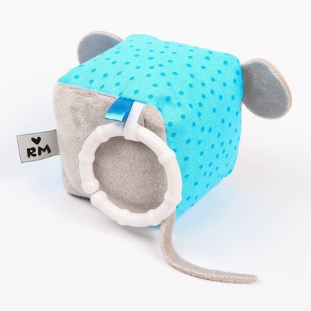 Toy soft cube "Mouse", crumbs-1