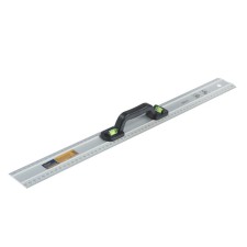Tundra ruler, metal, plastic handle, 2 eye, 600 mm