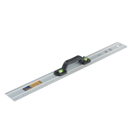 Tundra ruler, metal, plastic handle, 2 eye, 600 mm