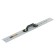 Tundra ruler, metal, plastic handle, 2 eye, 600 mm