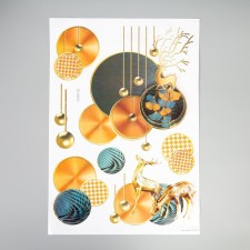 Interior plastic sticker 3D 