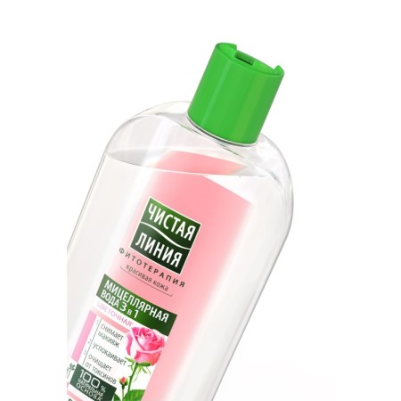 Micellar water pure line 3 in 1 "Flower", 400 ml-2