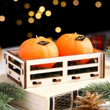 Set of New Year's candles 