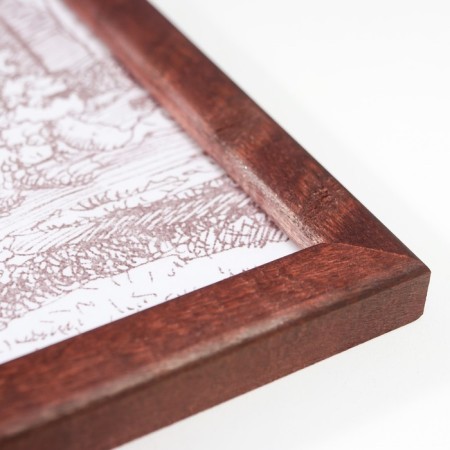 Photo frame pine С14 01/6 wenge 25x35 cm (plastic screen)-2