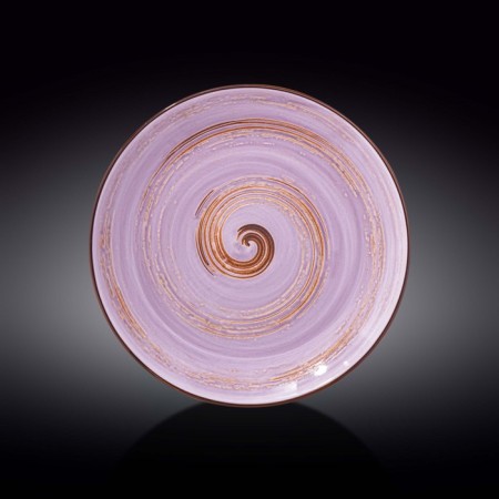 Round -round Wilmax England Spiral, D = 28 cm, lavender color