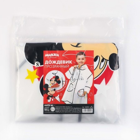 Children's raincoat, size S, 92-98 cm, Mickey Mouse-9