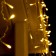 Garland "fringe" 3 × 0.9 m, IP44, UMS, transparent thread, 232 LED, glow warm white, 220 V