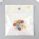 Beads for creativity plastic "Flower Bright middle" mix set 10 pcs 1.1x1 cm