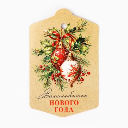 Schildik for a gift of "Magic New Year", luxurious toys, 5.8 x 9 cm, New Year-1