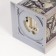 Night Exotes LED from batteries 3HAAA Gray with a golden patina 14x14x29.5 cm Risalux