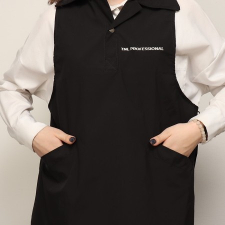 Apron for the master, the color is black-3