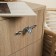 Handle button cappio, d = 30, l = 168 mm, chromium color