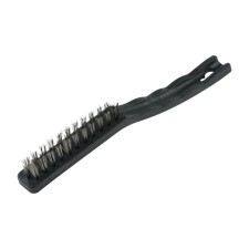 Car brush, 22 cm, metal bristles, black