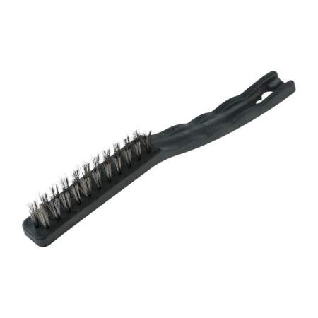 Car brush, 22 cm, metal bristles, black