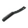 Car brush, 22 cm, metal bristles, black