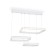 LED LED suspension with the Ambrella Light, Original, Fa6165, LED, 105 W, 7875LUM, 3000-6400K, white color, white