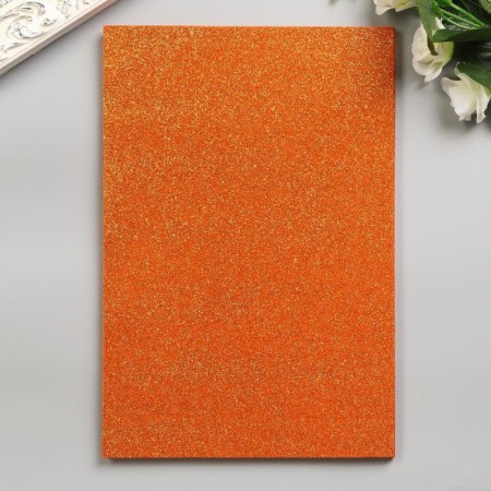 Foamiran "red shine" 2 mm A4 format (set of 5 sheets)-1